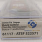 Wheels of Time 61117 N Atchison Topeka Santa Fe PC&F 50' Boxcar #522571 LN/Box