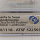 Wheels of Time 61118 N Scale ATSF 50' Boxcar #522593