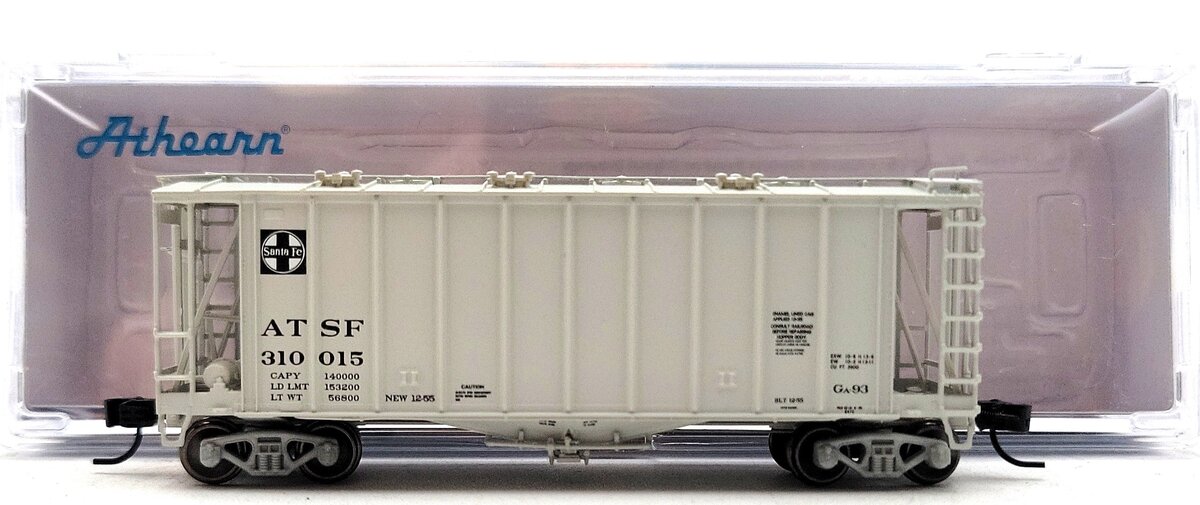 Athearn 23868 N Atchison Topeka Santa Fe GATC 2600 Airslide Hopper #310015 LN/Box