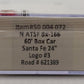 Atlas 50004072 N Santa Fe 24" Logo #3 BX-166 60' Box Car #621389 LN/Box
