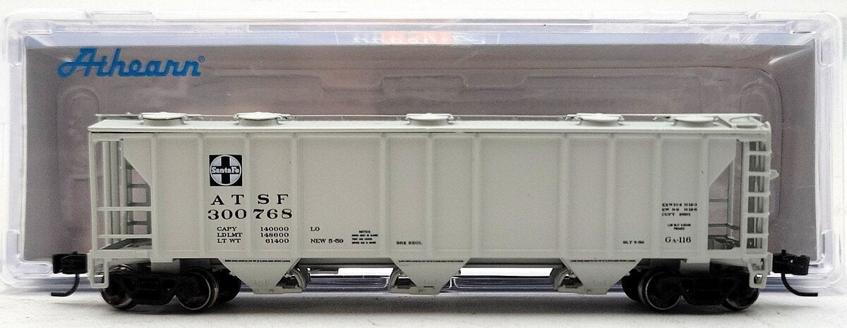 Athearn 28329 N Santa Fe PS-2 2893 3-Bay Covered Hopper #300768