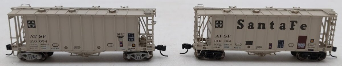 Athearn 23869 N Atchison Topeka Santa Fe GATC 2600 Airslide Hopper (Set of 2) LN/Box