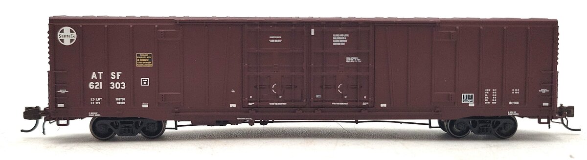BLMA Models 18013 N Santa Fe Bx-166 60' Double Door Boxcar #621303 LN/Box