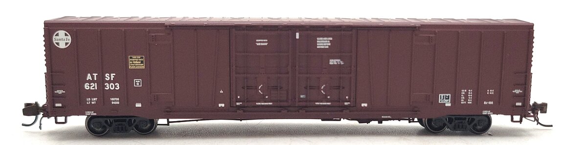 BLMA Models 18013 N Santa Fe Bx-166 60' Double Door Boxcar #621303 LN/Box