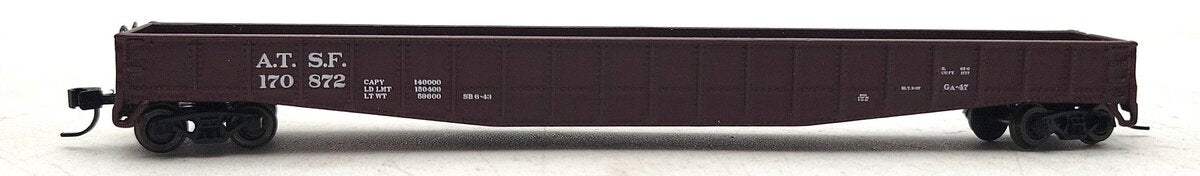 Athearn 11302 N Scale Atchison Topeka Santa Fe 65' Mill Gondola #170872 LN/Box