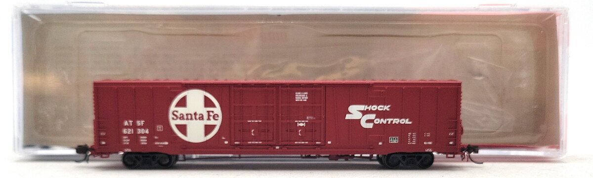 BLMA Models 18025 N Santa Fe 60' Shock Control Double Door Boxcar #621304