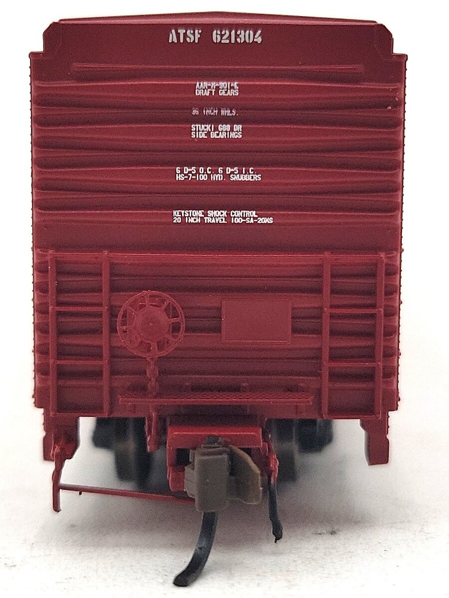 BLMA Models 18025 N Santa Fe 60' Shock Control Double Door Boxcar #621304