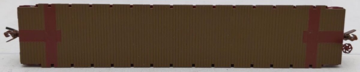 Wheels of Time 50096 N Scale Southern Pacific 53'6' Fish Belly Flat Car #563822 EX/Box