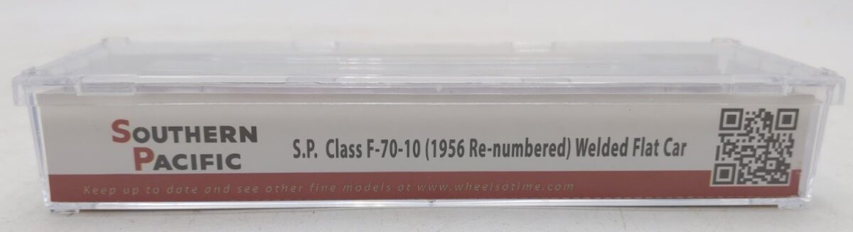 Wheels of Time 50099 N Scale Southern Pacific 53'6' Fish Belly Flat Car #563844 LN/Box