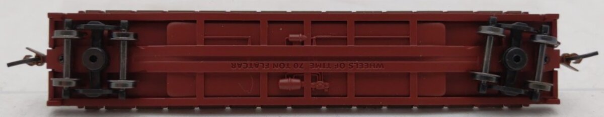 Wheels of Time 50099 N Scale Southern Pacific 53'6' Fish Belly Flat Car #563844 LN/Box