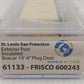 Wheels of Time 61133 N St. Louis San Francisco PC&F 50' Boxcar #600243