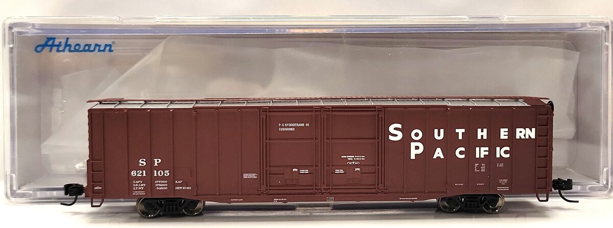 Athearn 6715 N Scale Southern Pacific 60' PS Auto Boxcar #621105 LN/Box