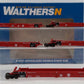 Walthers 929-8103 N Santa Fe Thrall Articulated 48' Well Car #254165 (Set of 5) LN/Box