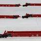 Walthers 929-8103 N Santa Fe Thrall Articulated 48' Well Car #254165 (Set of 5) LN/Box