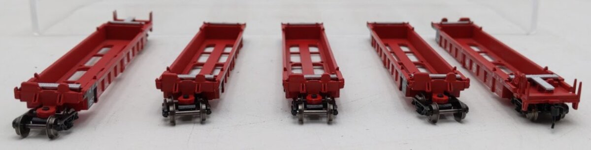 Walthers 929-8104 N Santa Fe Thrall Articulated 48' Well Car #254181 (Set of 5) LN/Box