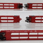 Walthers 929-8104 N Santa Fe Thrall Articulated 48' Well Car #254181 (Set of 5) LN/Box