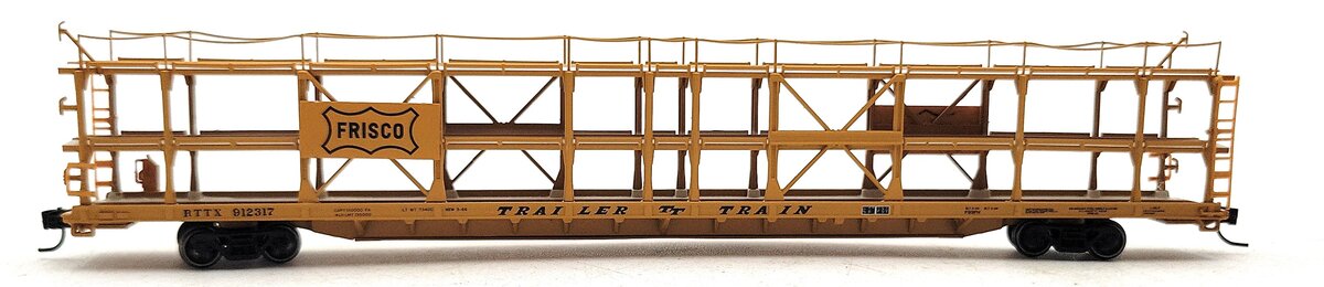 Athearn 14420 N Frisco/RTTX F89-F Tri-Level Auto Rack #912317 LN/Box
