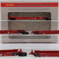 Walthers 932-8102 N Scale Santa Fe Articulated Double Stack Car (Set of 5) EX/Box