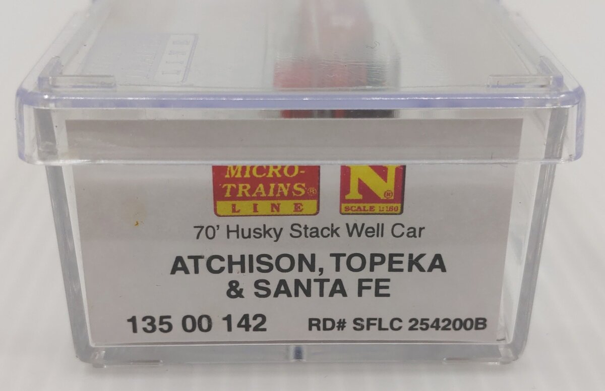 Micro-Trains 13500142 N ATSF 70’ Husky Stack Well Car #254200B LN/Box