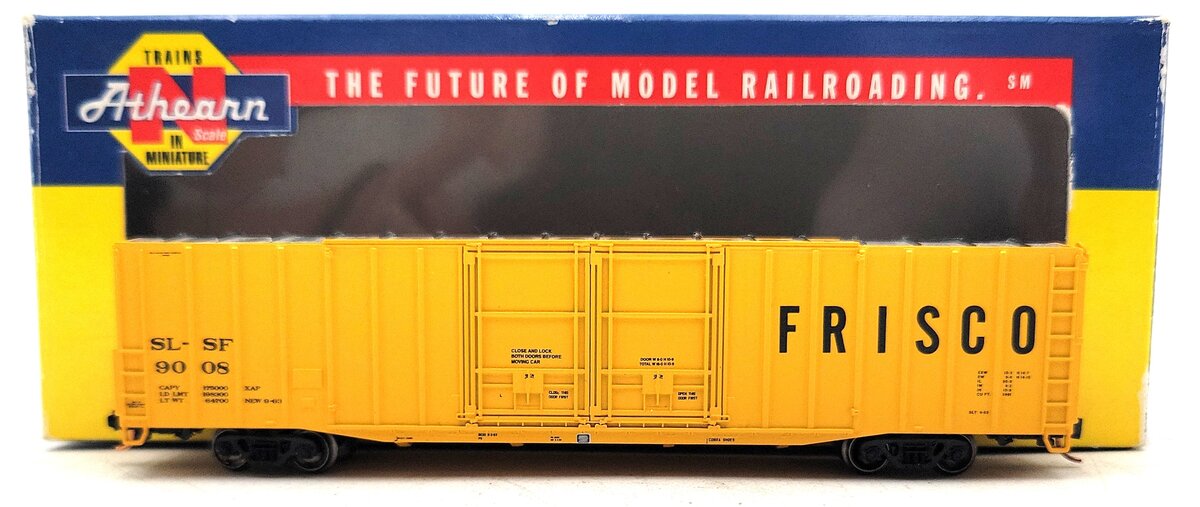 Athearn 10769 N Scale Frisco 60' PS Auto Parts Box Car #9008 LN/Box