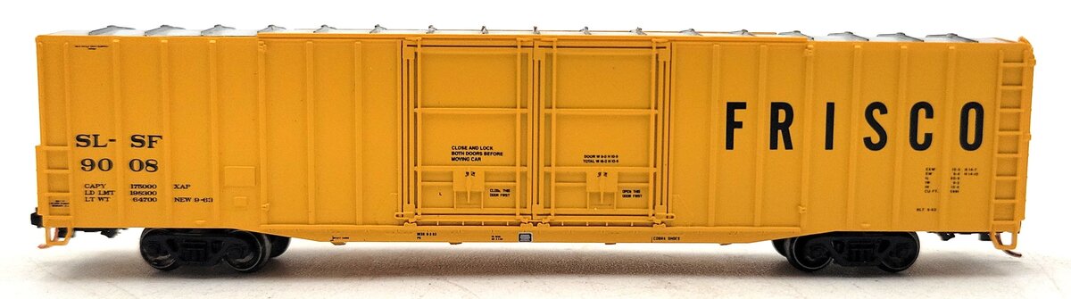 Athearn 10769 N Scale Frisco 60' PS Auto Parts Box Car #9008 LN/Box