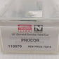 Micro-Trains 11000070 N Scale Procor 56' General Service Tank Car #75219 LN/Box