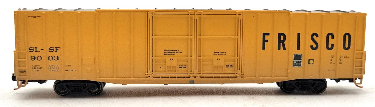 Athearn 17167 N Frisco 60' PS Auto Box/Weathered #9003 LN/Box