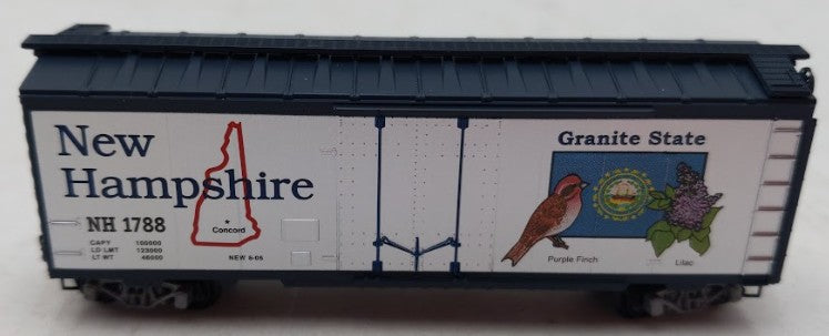 Micro-Trains 02100404 N Scale New Hampshire State 40' Plug Door Boxcar #1788 LN/Box