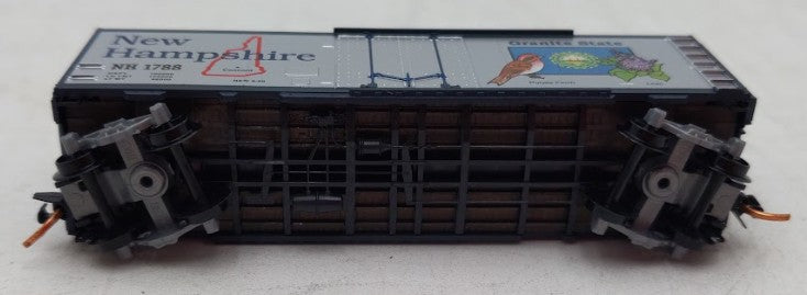 Micro-Trains 02100404 N Scale New Hampshire State 40' Plug Door Boxcar #1788 LN/Box