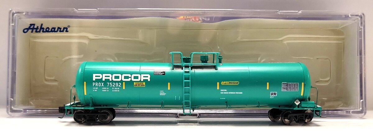 Athearn N Scale Procor 30,000 Gallon Tank Car #75292 LN/Box