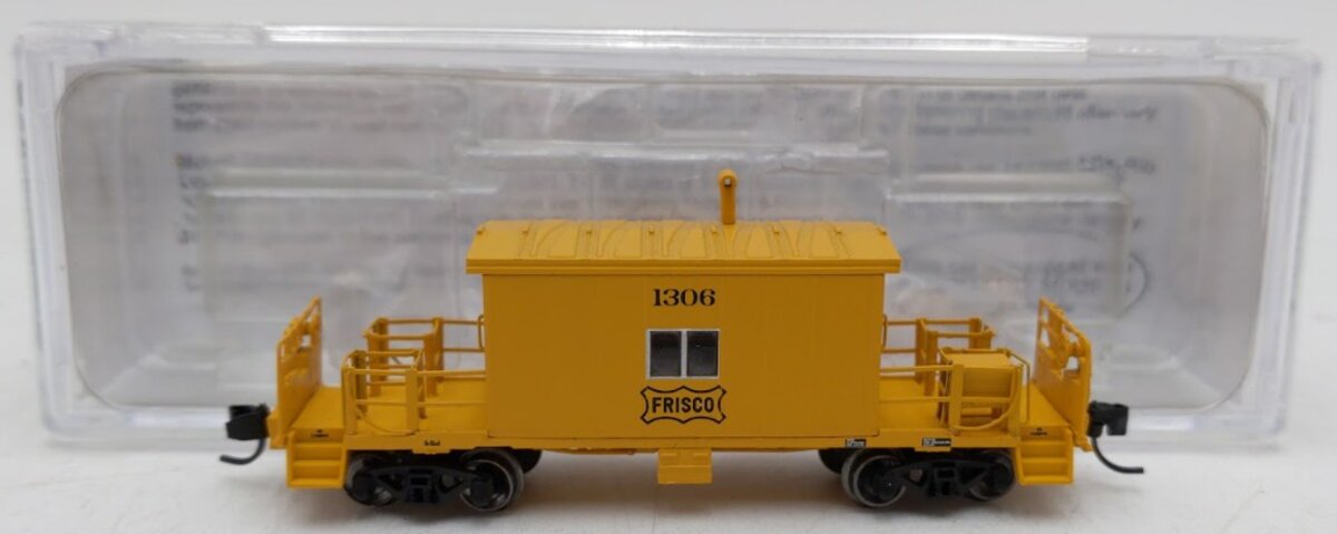 Bluford Shops 24440 N Scale Frisco Short Roof Transfer Caboose #1306 LN/Box