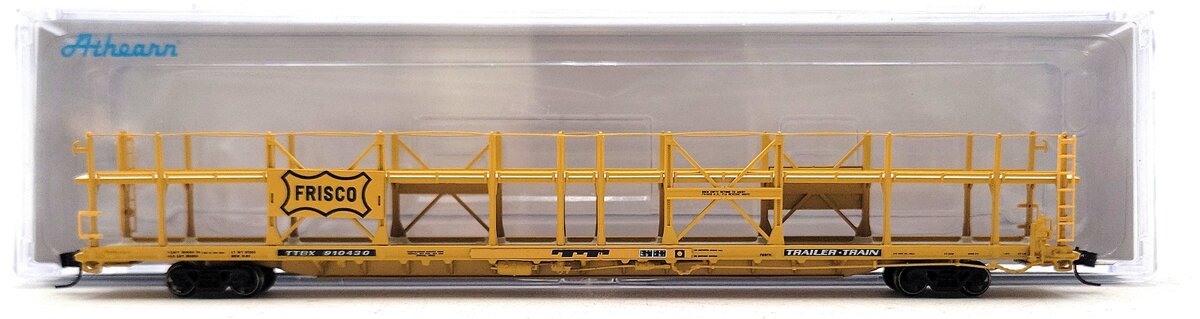 Athearn 15037 N Frisco/TTBX F89-F Bi-Level Auto Rack #910430 LN/Box