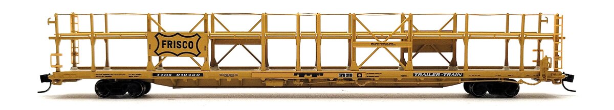 Athearn 15037 N Frisco/TTBX F89-F Bi-Level Auto Rack #910430 LN/Box