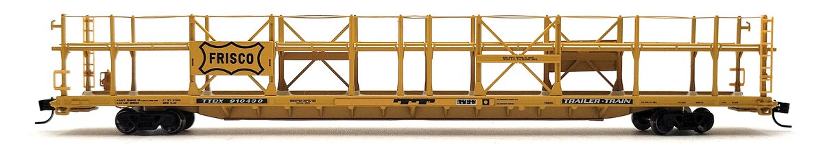 Athearn 15037 N Frisco/TTBX F89-F Bi-Level Auto Rack #910430 LN/Box