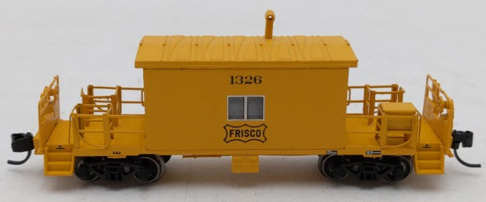 Bluford Shops 24441 N Scale Frisco Short Roof Transfer Caboose #1326 EX/Box