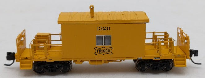 Bluford Shops 24441 N Scale Frisco Short Roof Transfer Caboose #1326 EX/Box