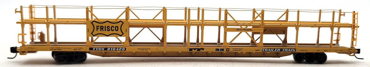 Athearn 14383 N Frisco F89-F Bi-Level Auto Rack #910420 LN/Box