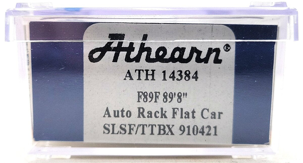 Athearn 14384 N Frisco F89-F Bi-Level Auto Rack #910421 LN/Box