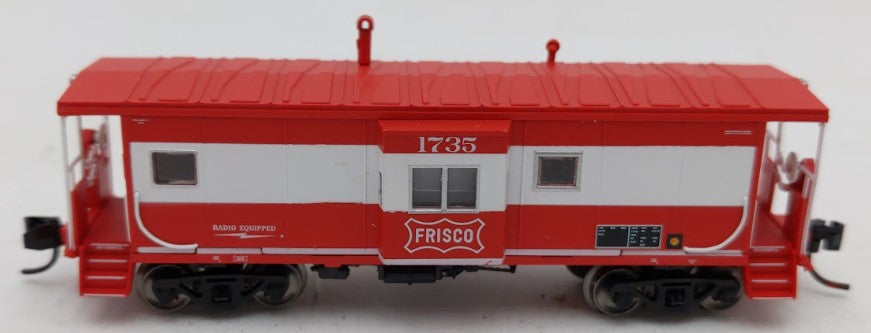 Bluford Shops 44091 N Scale Frisco Ph.4 Bay Window Caboose #1735 LN/Box