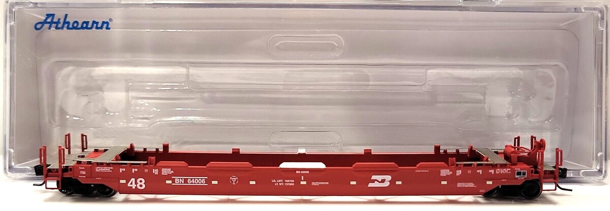 Athearn 12359 N Burlington Northern Husky Stack Well Car #64006 LN/Box