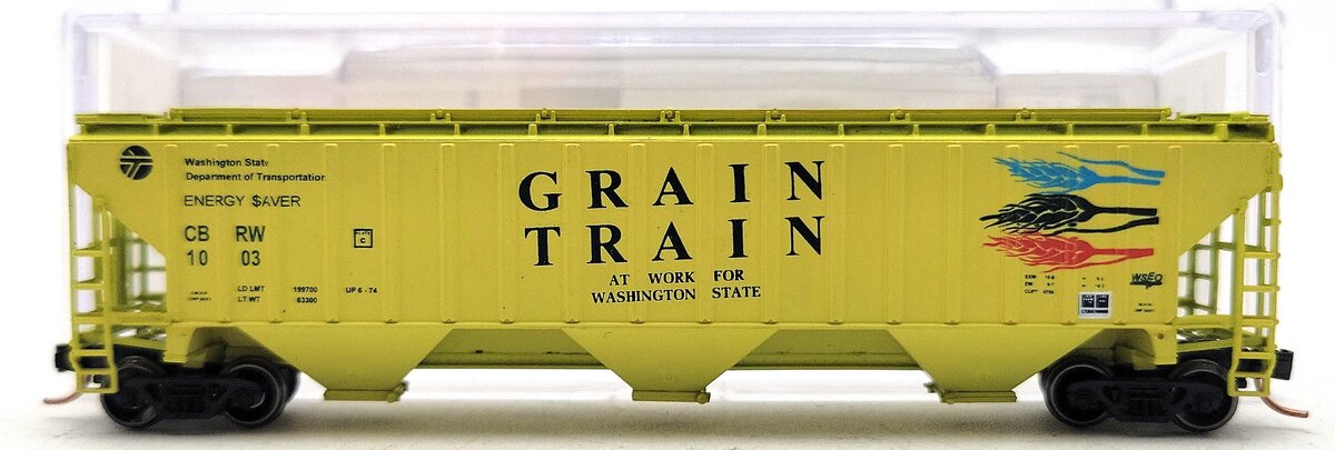 InterMountain 6533003 N Grain Train 4750 3-Bay Covered Hopper #1003 LN/Box