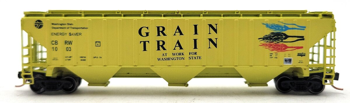 InterMountain 6533003 N Grain Train 4750 3-Bay Covered Hopper #1003 LN/Box