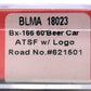 BLMA Models 18023 N Santa Fe Bx-166 60' Double Door Boxcar w/Logo #621501 LN/Box
