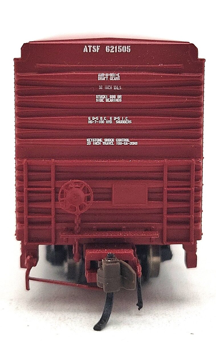 BLMA Models 18035 N Santa Fe Bx-166 60' Shock Control Double Door Boxcar #621505