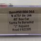 Atlas 50004064 N Santa Fe Berwind "J" Repaint BX-166 Boxcar #621595 LN/Box