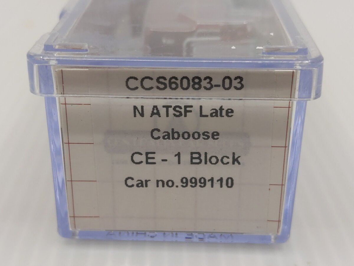 Centralia Car Shops CCS6083-03 N Scale ATSF Rebuilt Caboose #999110 LN/Box
