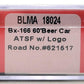 BLMA Models 18024 N Santa Fe Bx-166 60' DD Boxcar w/Logo #621517 LN/Box