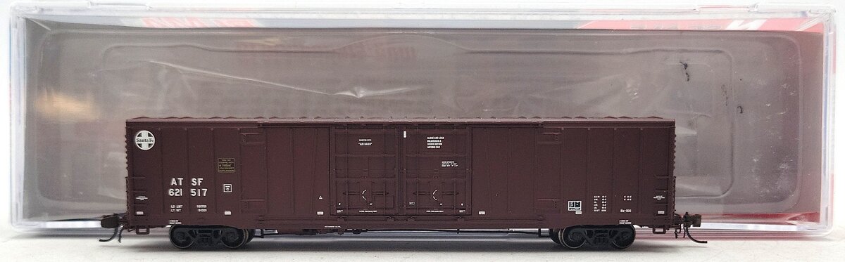 BLMA Models 18024 N Santa Fe Bx-166 60' DD Boxcar w/Logo #621517 LN/Box