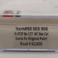 Atlas 50003906 N Atchison, Topeka & Santa Fe BX-177 Box Car #621600 LN/Box