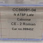 Centralia Car Shops CCS6091-04 N Scale ATSF CE-4 Roman Caboose #999452 LN/Box